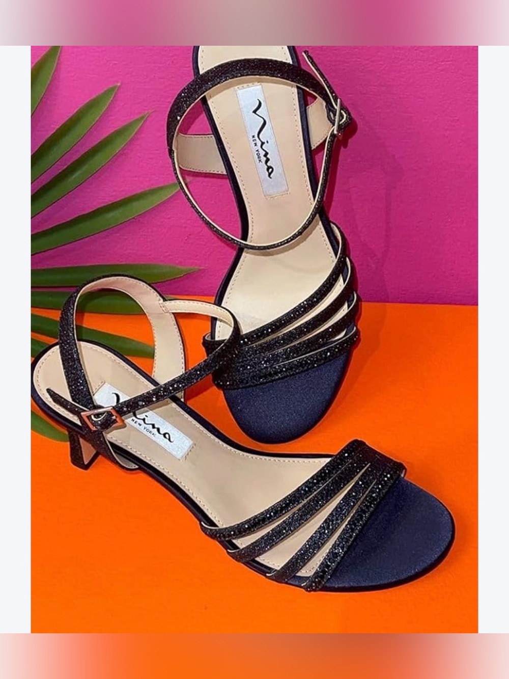NINA Nelena - Women's Sparkling Dress Sandals